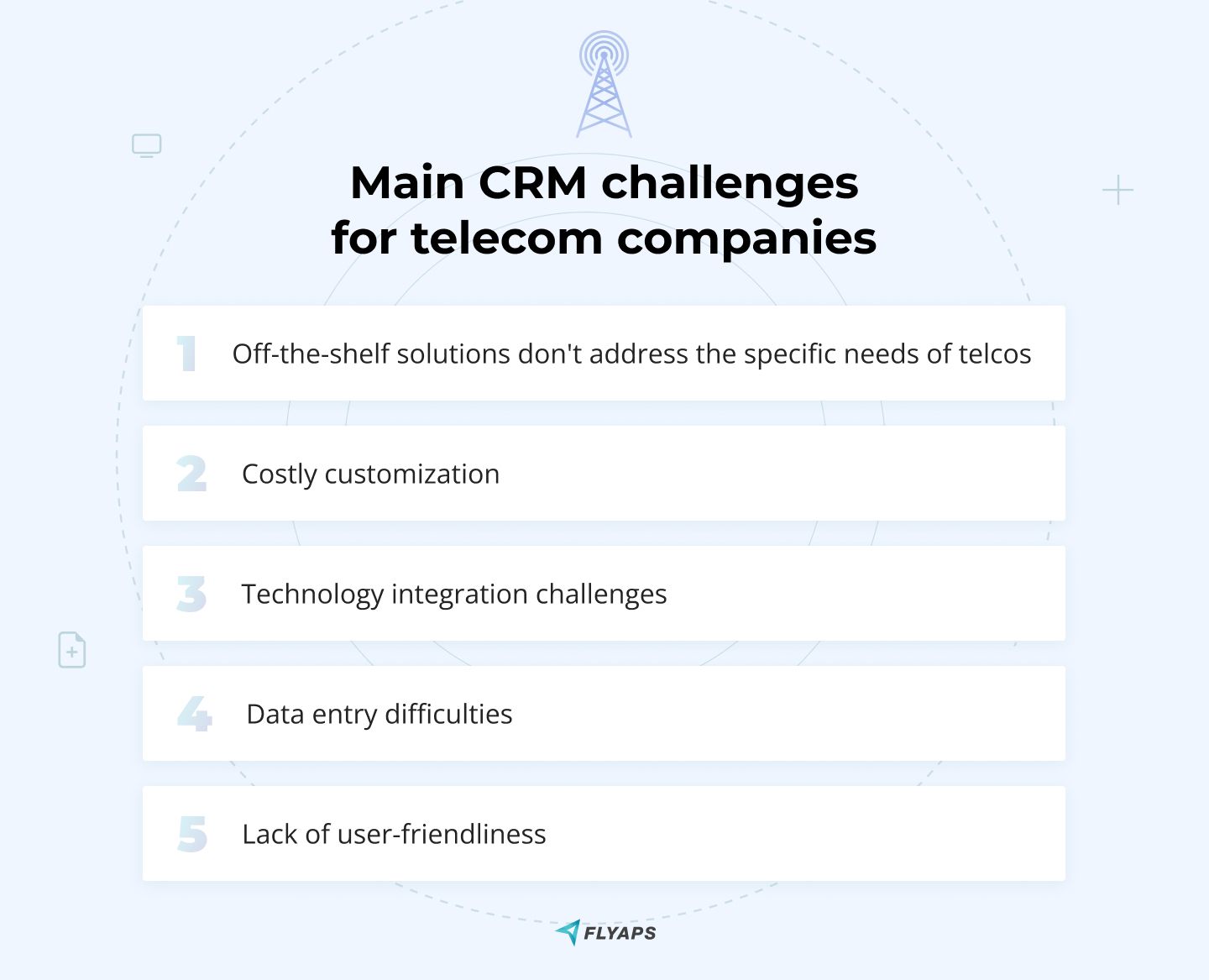 CRM challenges for telecom companies