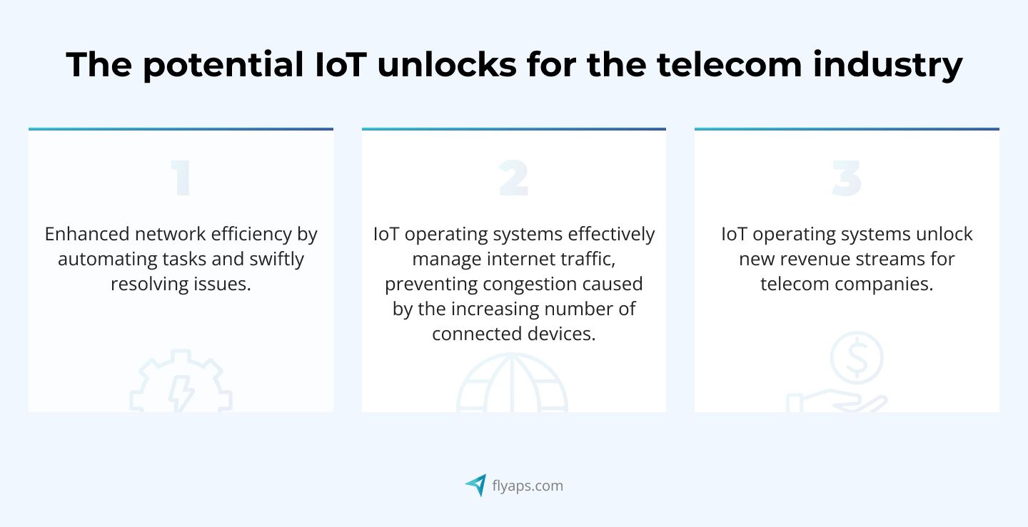 Benefits of IoT in the telecom industry