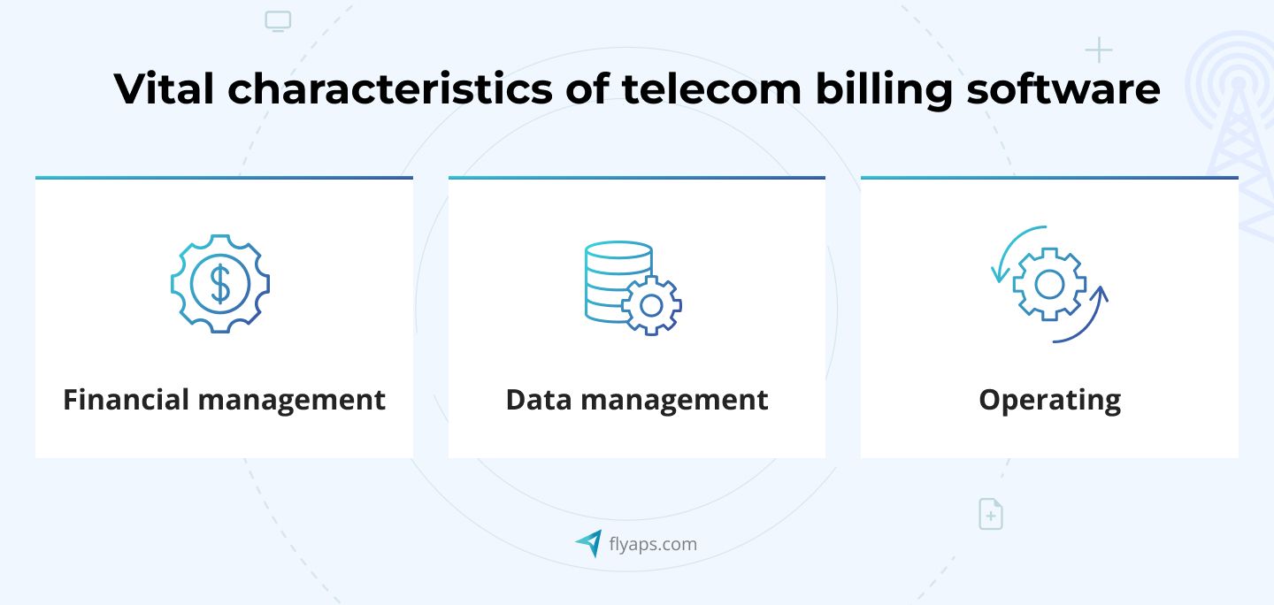 Vital characteristics of telecom billing software