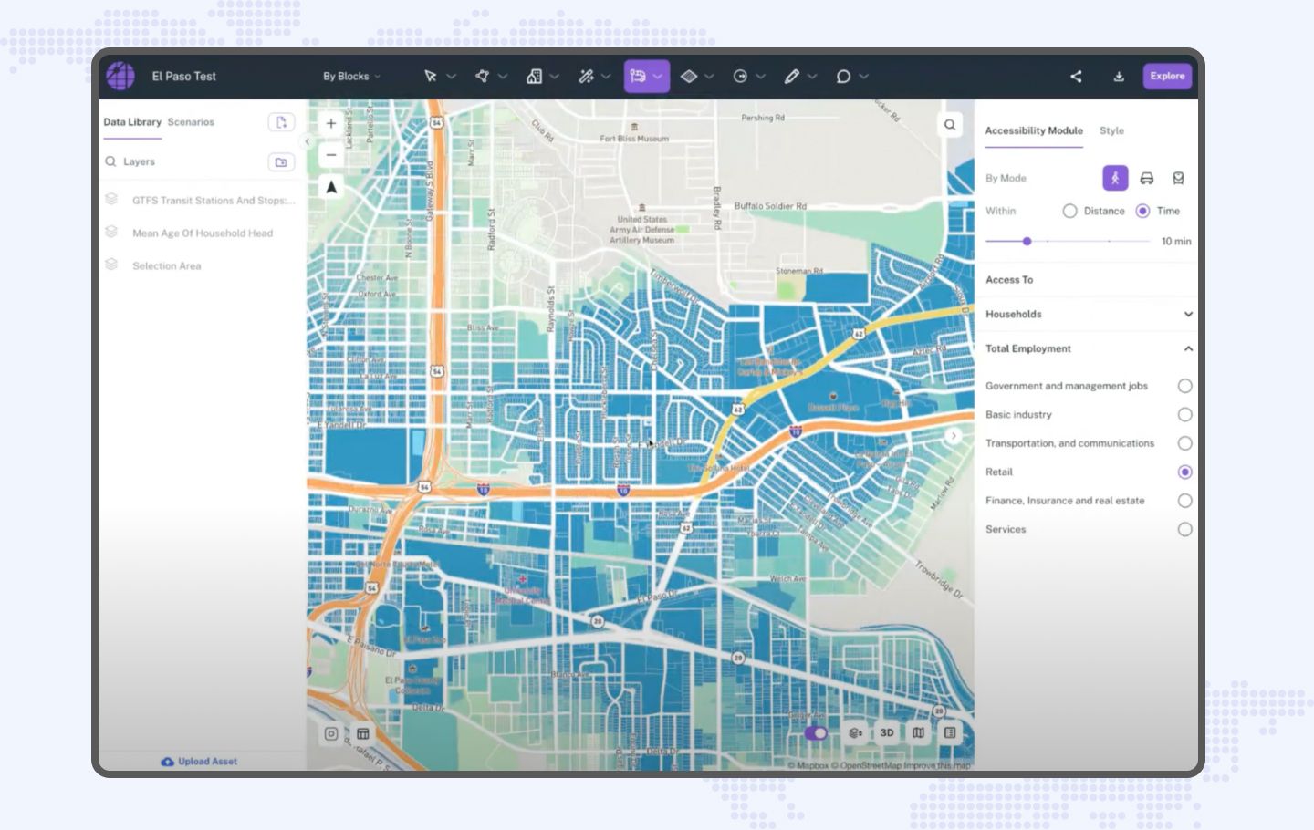 UrbanSim, a predictive modeling solution for urban planning