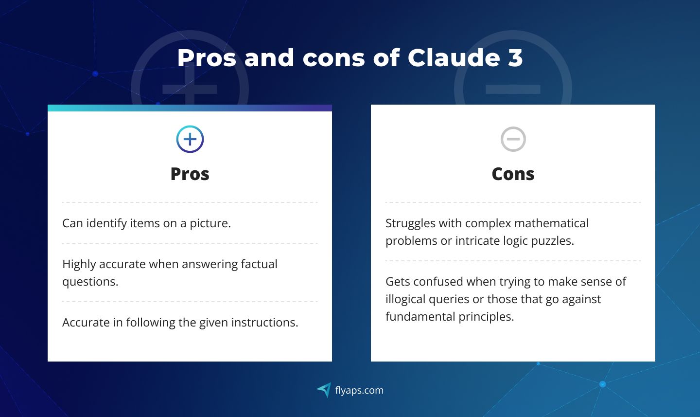 Pros and cons of Claude 3