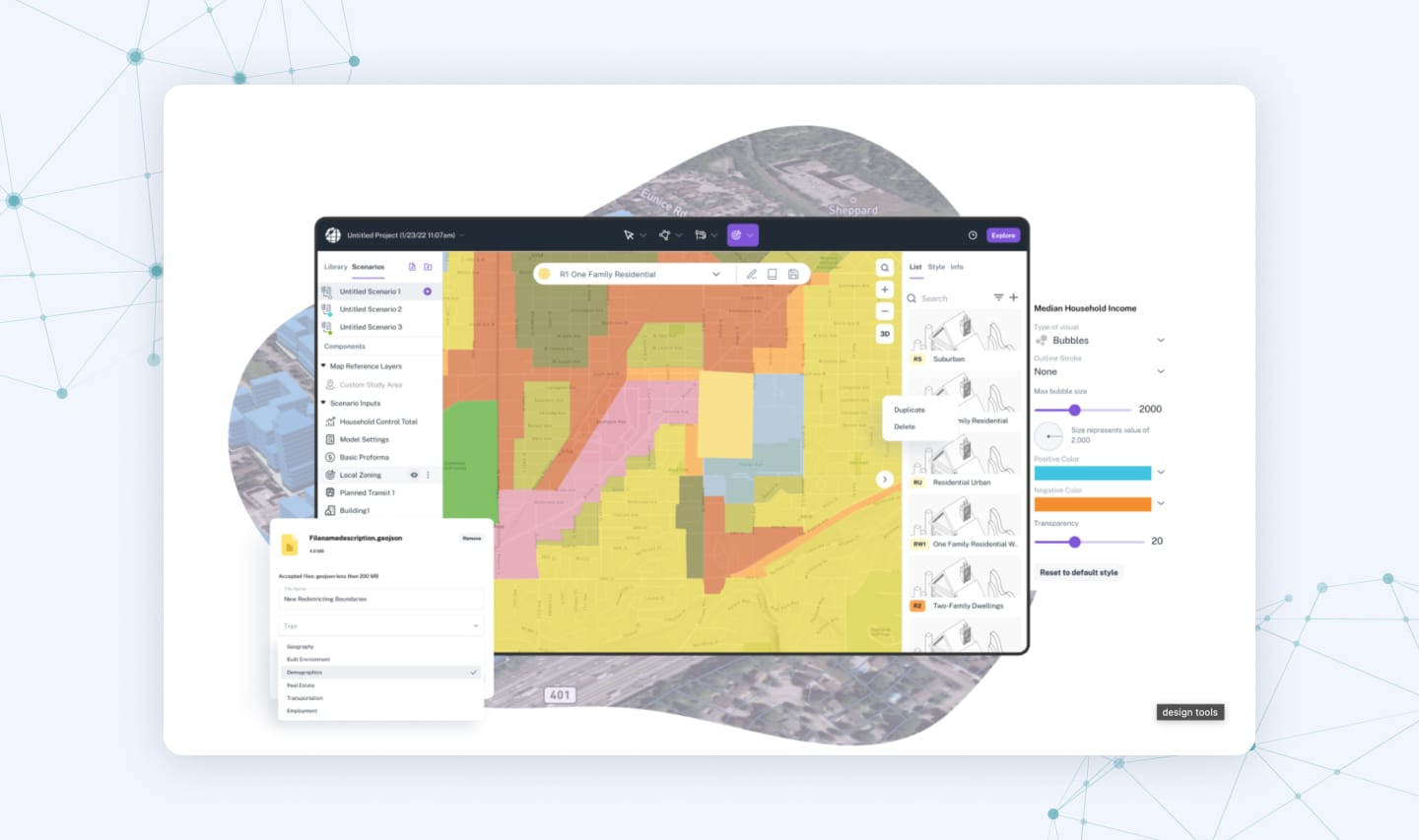 UrbanSim, a Solution for Urban Planning, Designed by Flyaps