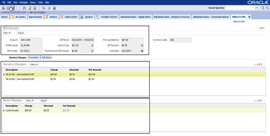 Oracle BRM — an example of a telecom billing platform