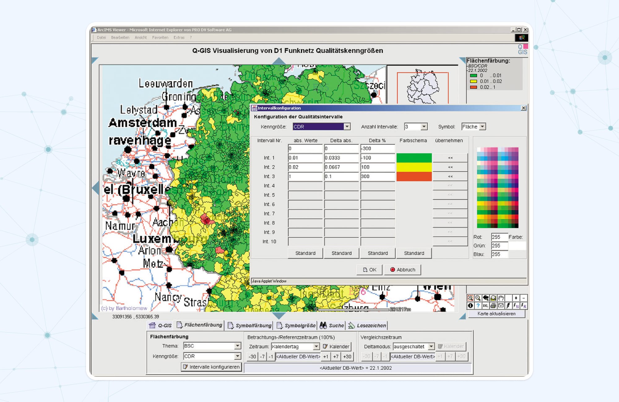T-Mobile Q-GIS solution