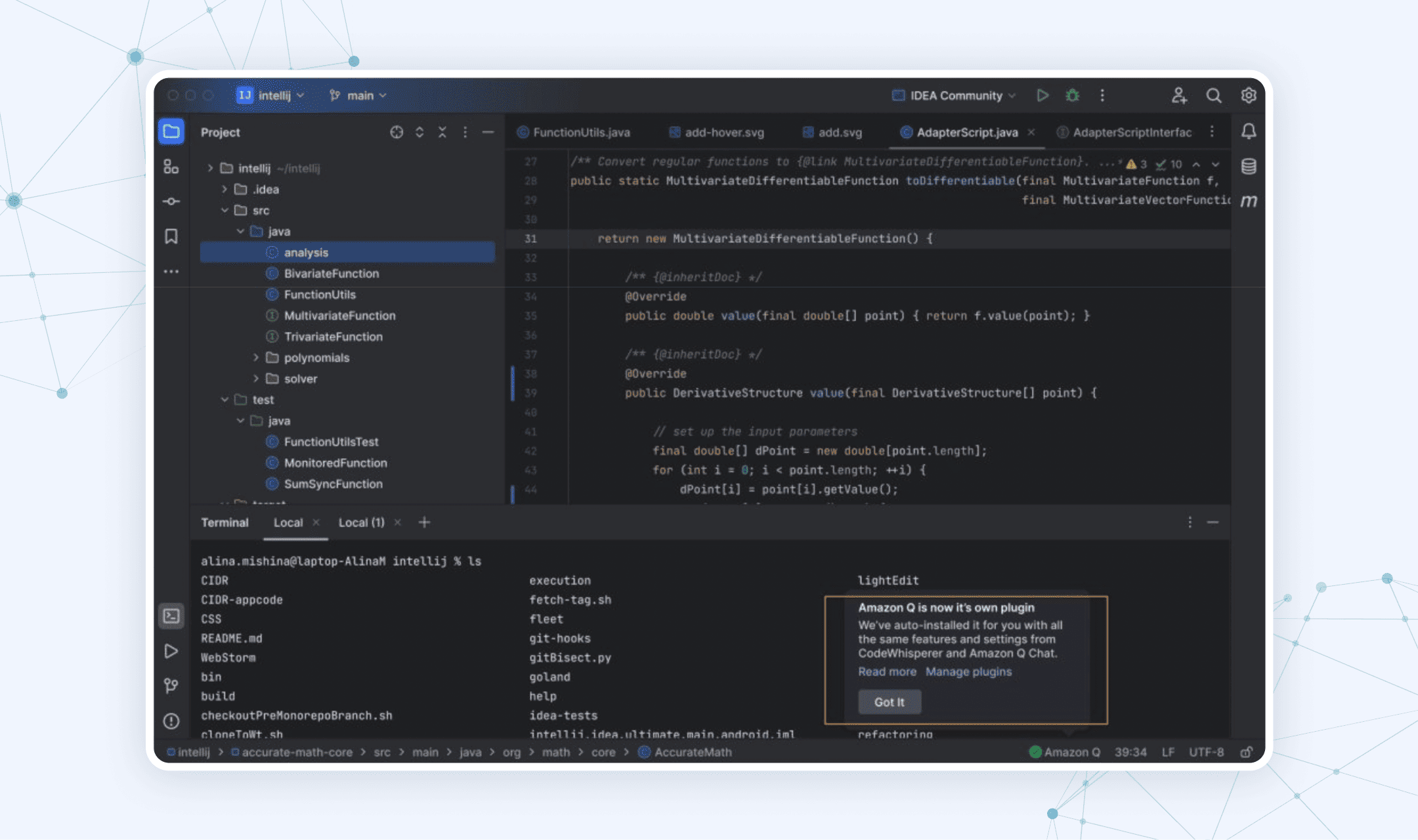 Q Developer GenAI model