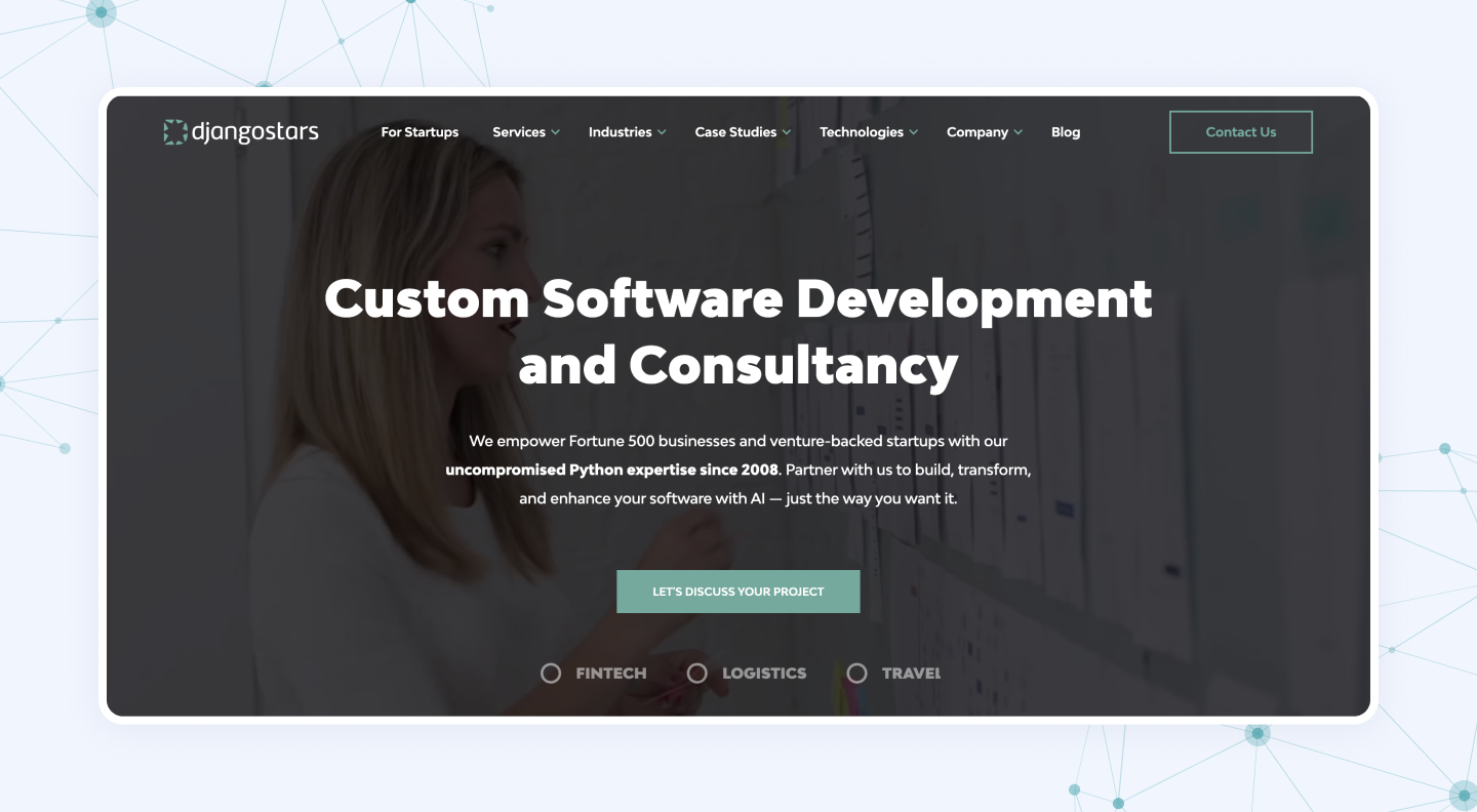 Django Stars, python development services company
