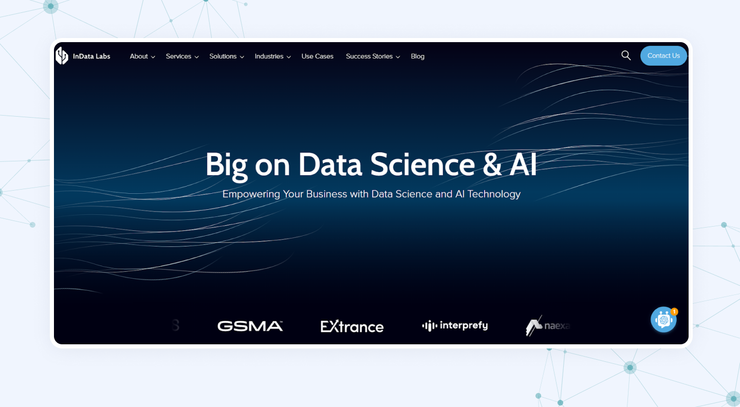 InData Labs AI software development company