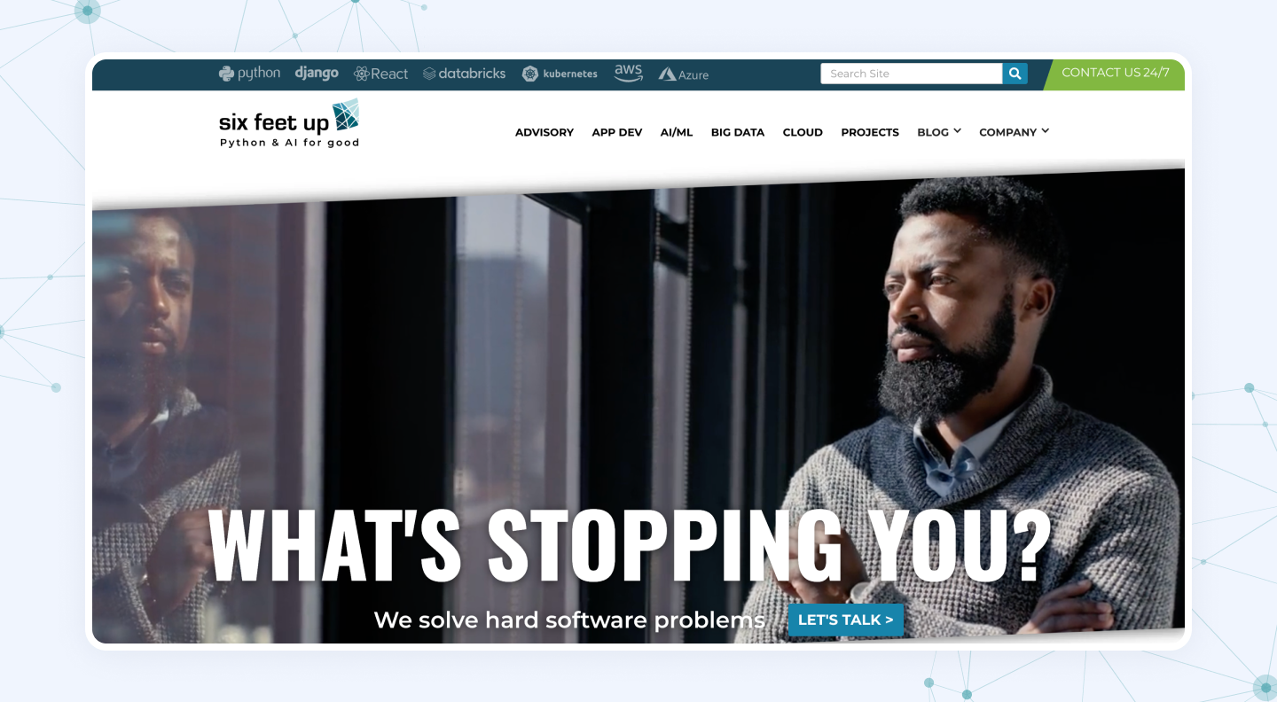 Six Feet Up, Python development company