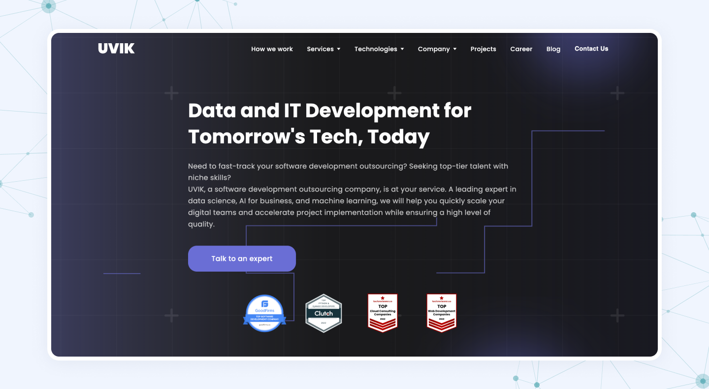 Uvik, python development company