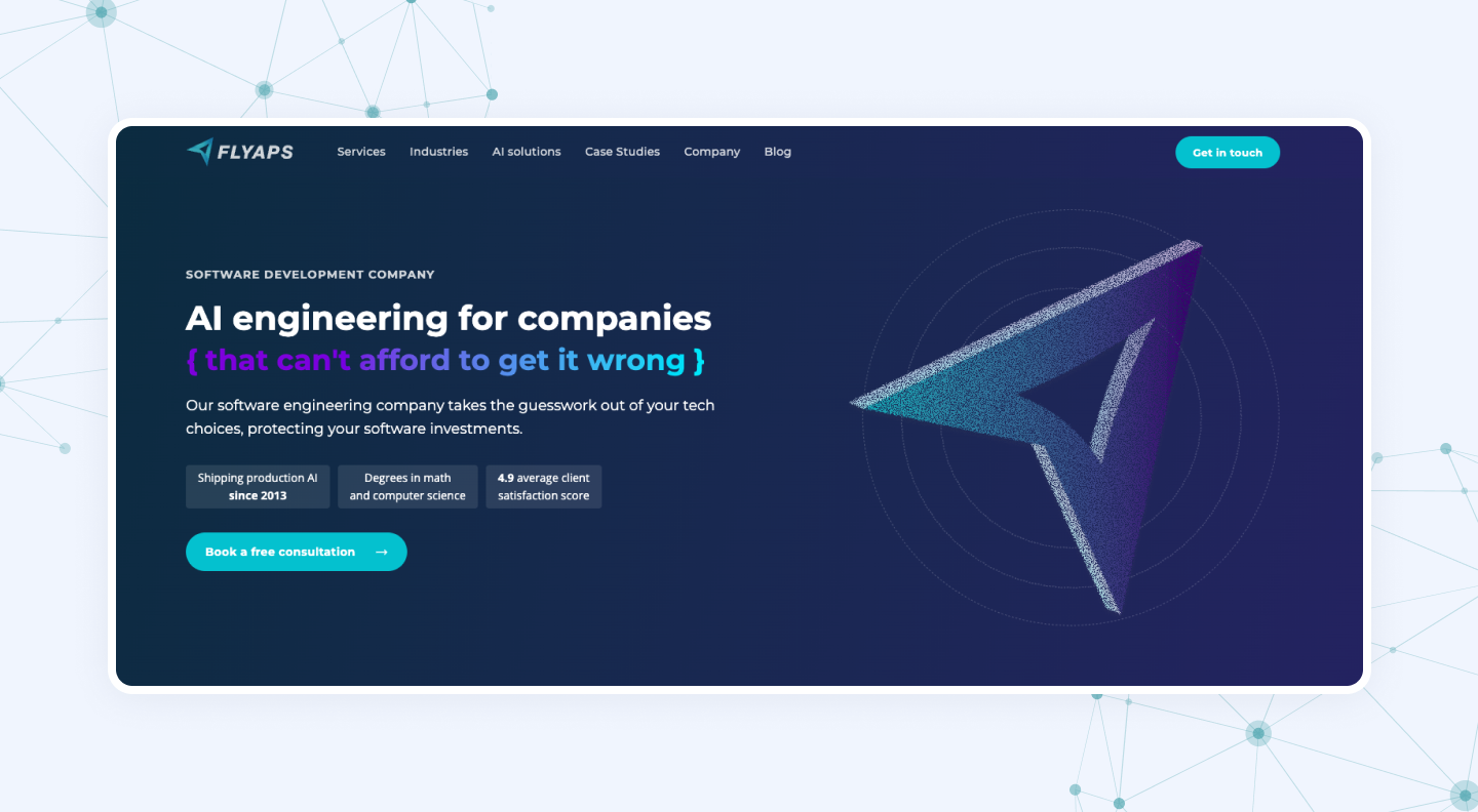 Flyaps AI development company