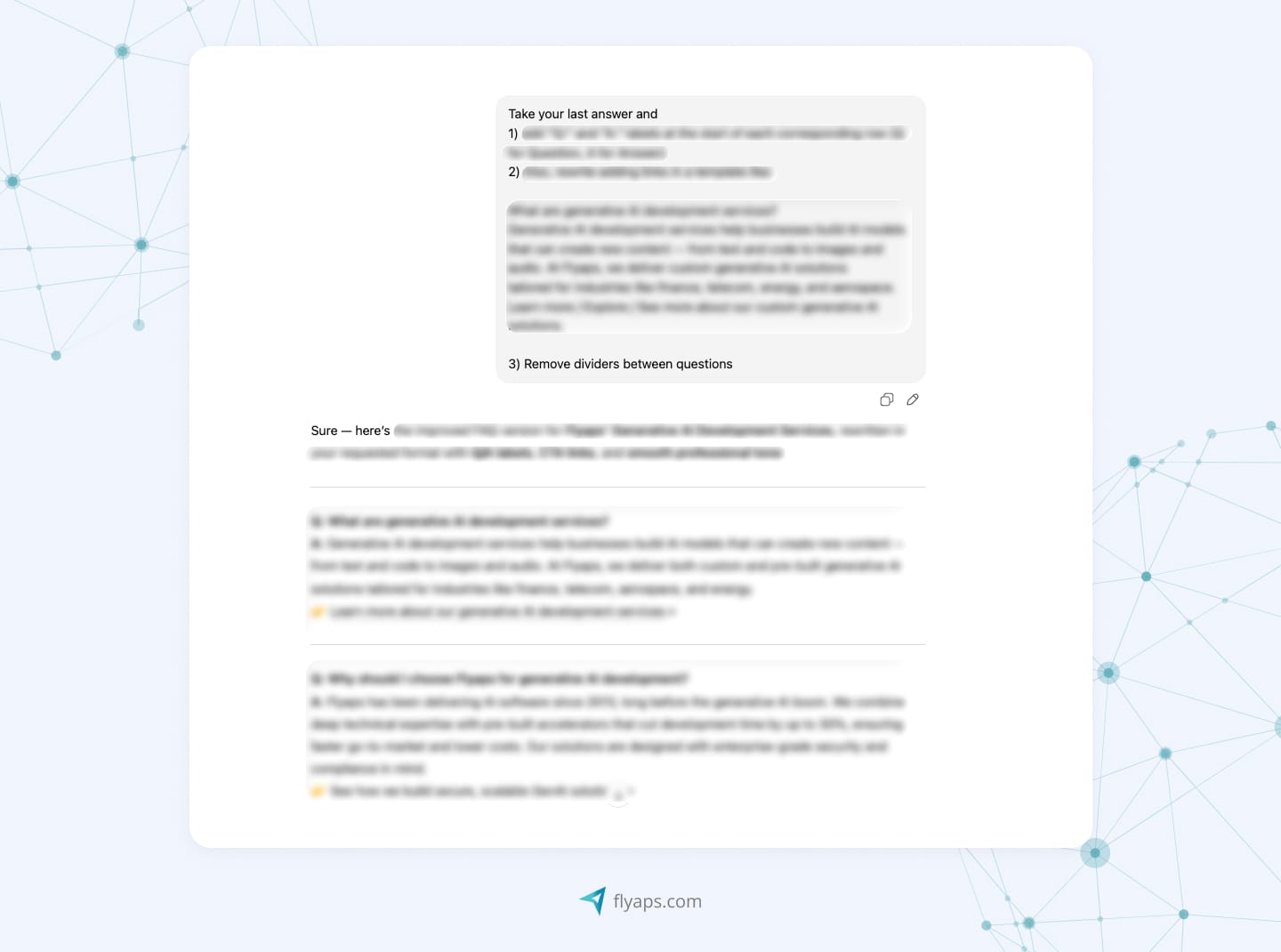 how to make ChatGPT prompts for project managers